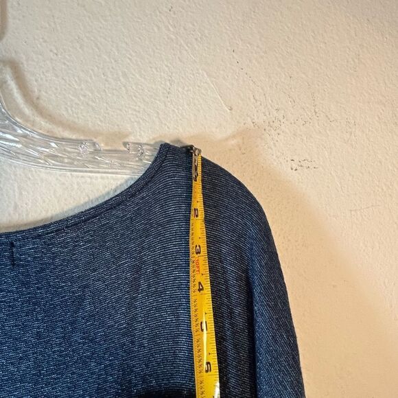 MICHAEL STARS WOMANS DRESS SMALL BLUE 0472 ruched tulip blouson Jordan mini - Picture 7 of 14